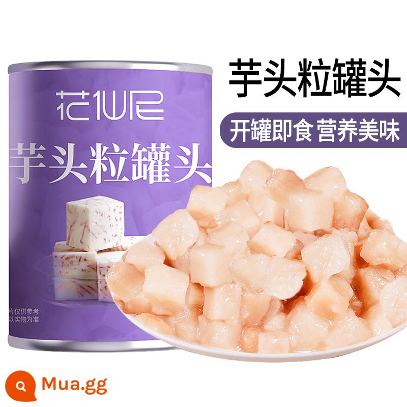 Bột yến mạch đường phèn Huaxian Ni lon 900g cửa hàng trà sữa ăn liền tráng miệng đậu đỏ đóng hộp đặc biệt - Viên khoai môn đóng hộp 0,5cm