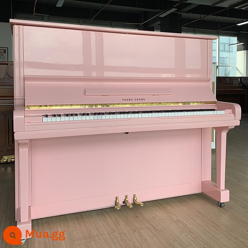 Đàn piano cũ nhập khẩu chính hãng Hàn Quốc Yingchang U3 xuất khẩu FU55 dành cho người lớn hộ gia đình mới bắt đầu kiểm tra chứng nhận đàn piano thẳng đứng - Hồng