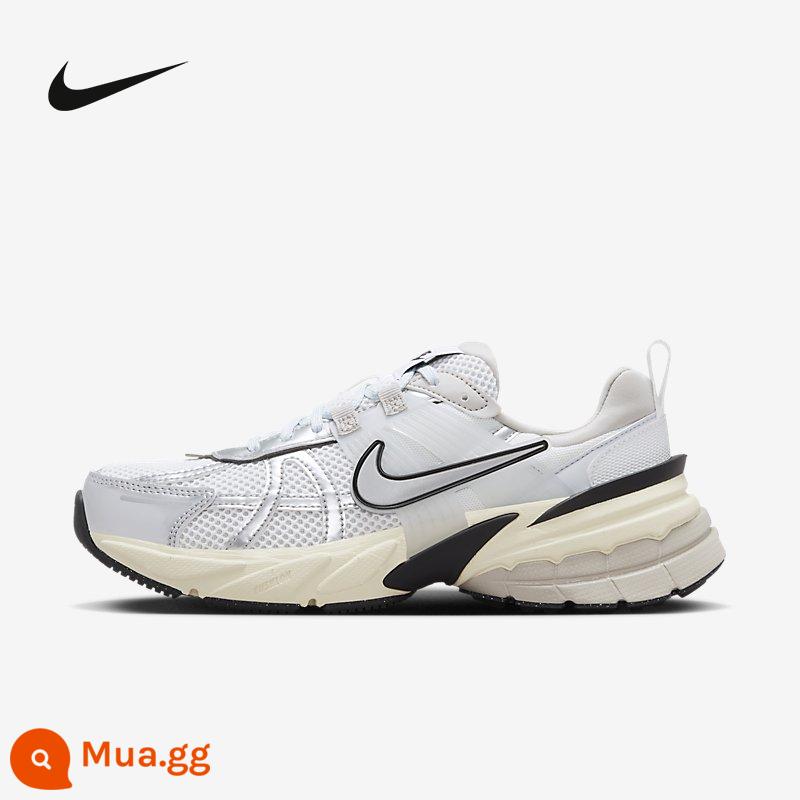 Giày Nike nữ V2K RUN màu bạc retro đế dày bố giày chạy bộ chức năng cho nam FD0736-100 - FD0736-100 Hình ảnh chính/Bạc