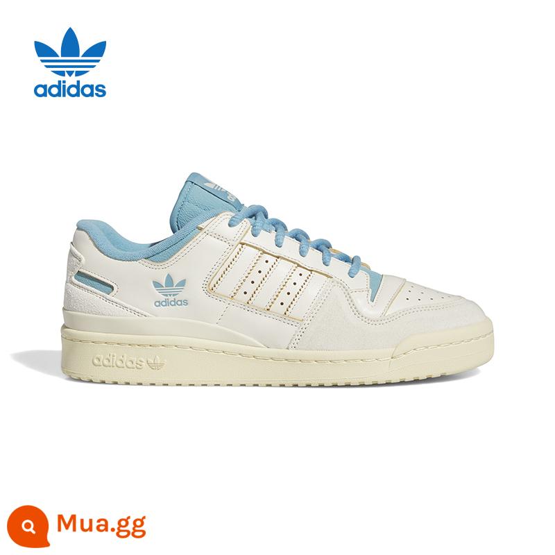 adidasGiày nam adidas cỏ ba lá mùa đông mới FORUM giày thể thao thấp giày thể thao thường ngày HQ1493 - FZ6342