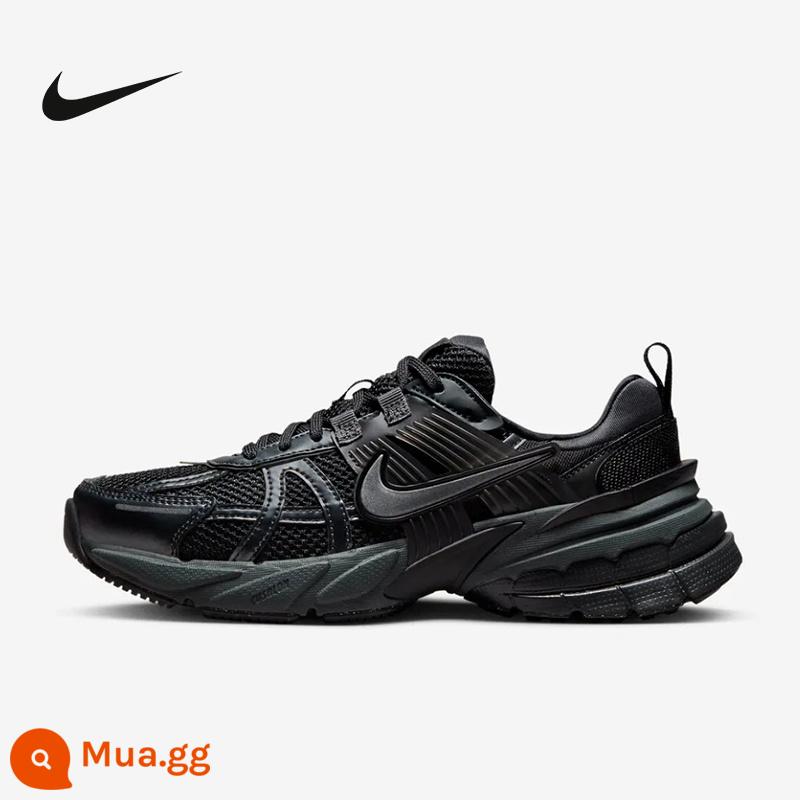 Giày Nike nữ V2K RUN màu bạc retro đế dày bố giày chạy bộ chức năng cho nam FD0736-100 - FD0736-001 Samurai đen