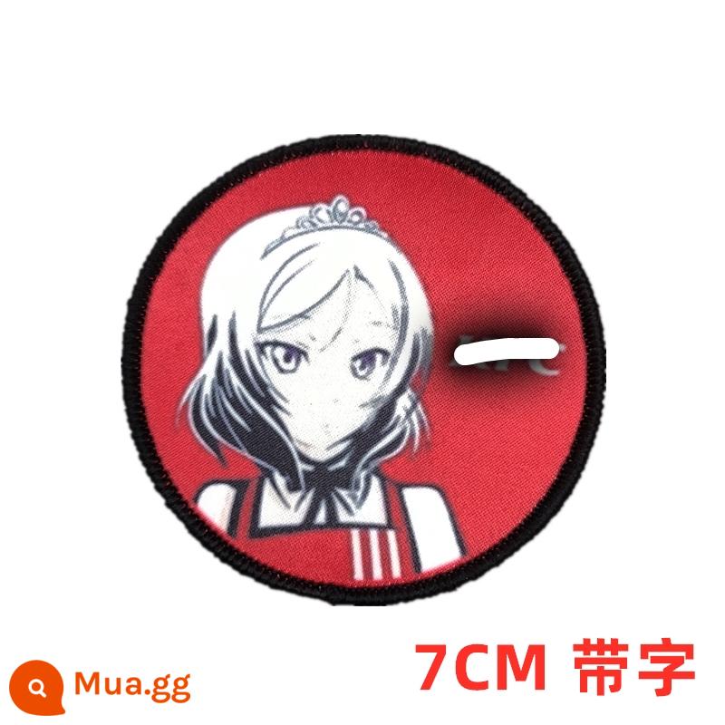 Cực LoveLive Nam Chim Khóa Dán Chương Zhenji Huayang Túi Dán Băng Huy Hiệu Anime Cá Tính Huy Hiệu - Màu sen Zhen Ji với lời nói