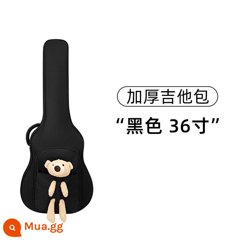 Túi Đựng Đàn Guitar 41 Inch 40 Inch Dân Gian Đàn Guitar Bao Túi Đa Năng 36 Dày Ba Lô Đàn Guitar Túi Bảo Vệ Đàn Piano - 36 inch màu đen huyền bí