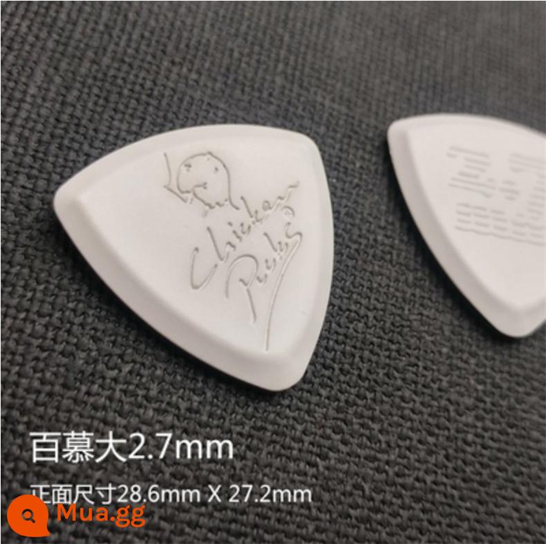 Dutch ChickenPicks ăn thịt gà chọn âm sắc bằng tay để tăng tốc độ chơi nhạc jazz chống mài mòn chọn guitar điện - Bermuda 2.7mm Bermuda III