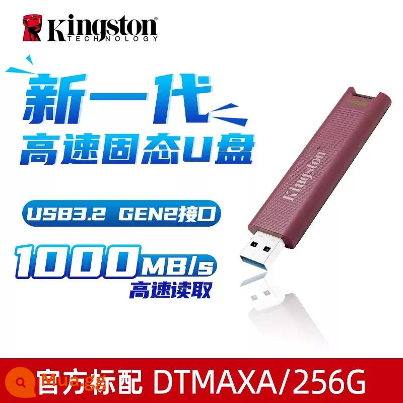 KingstonDTMAX Ổ đĩa flash USB 256g 512G 1TB tốc độ cao USB3.2 Type-c điện thoại di động máy tính đĩa U di động - DTMAX A/256G[1000MB/giây]