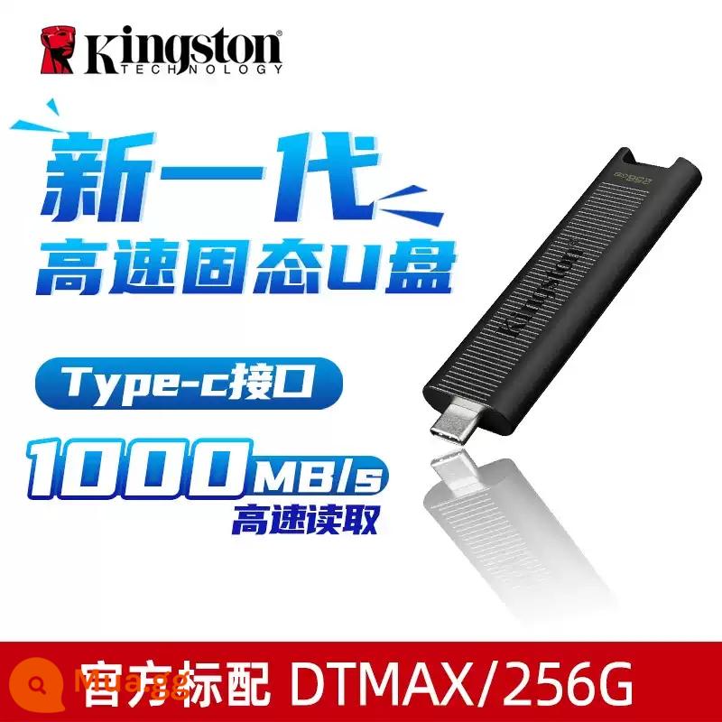 KingstonDTMAX Ổ đĩa flash USB 256g 512G 1TB tốc độ cao USB3.2 Type-c điện thoại di động máy tính đĩa U di động - DTMAX/256G[1000MB/giây]