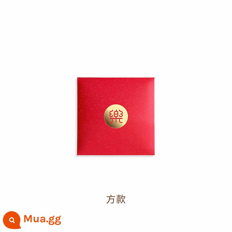 Hình vuông mini Tết con thỏ Phong bao lì xì nhỏ màu đỏ mới cho năm con thỏ - nhạc C