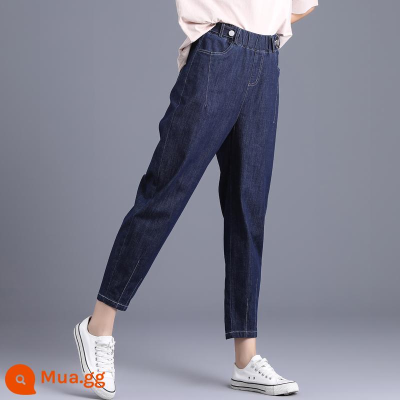 Denim Thông 69.5/Cái 100/2 Mảnh Trang Quần Jean Nữ Thu Đông Cao Cấp Bố Quần - Mẫu đơn màu xanh denim Sfe7623