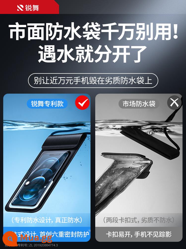Rave điện thoại di động túi chống thấm nước trường hợp điện thoại di động có thể sờ được lặn bơi drift rider giao hàng con dấu đặc biệt dưới nước - [Tìm kiếm khả năng chống thấm nước đã được cấp bằng sáng chế] Thiết kế nguyên khối được cấp bằng sáng chế Từ chối chụp và dễ dàng mở và làm mất điện thoại của bạn |
