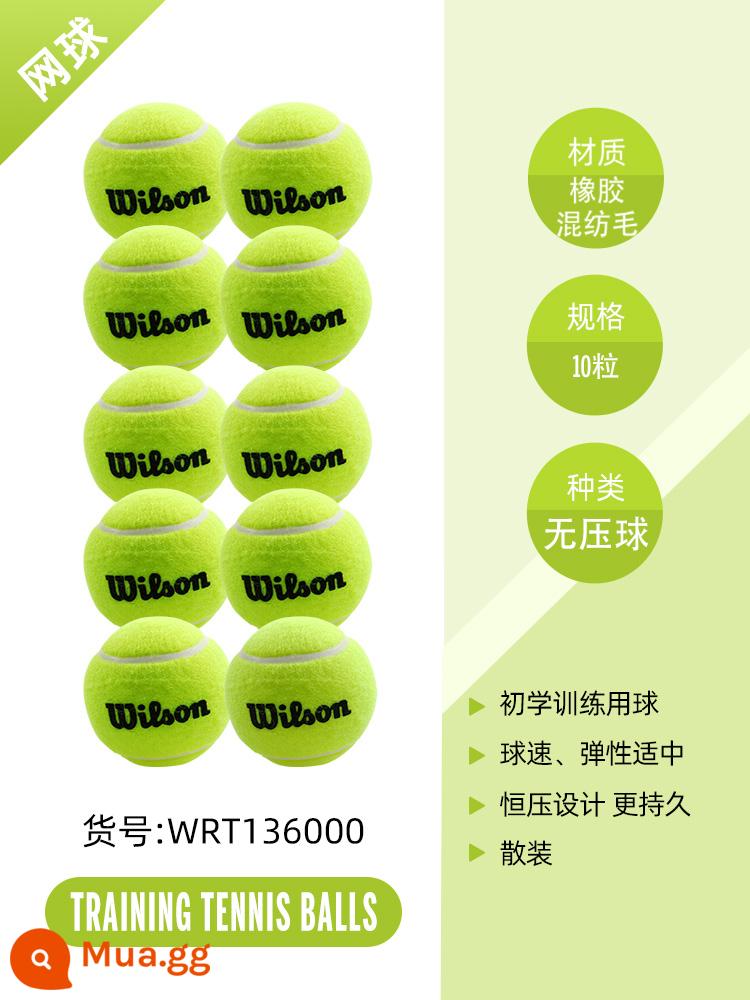 Wilson Wilson Game Tennis Wilson Sơ cấp Đào tạo Quần vợt Thực hành Chuyên nghiệp Hàng loạt - [Quần vợt tập cơ bản] WRT136000*10 chiếc