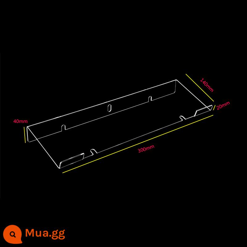 Giá đỡ điện thoại trong suốt Giá đỡ máy tính bảng acrylic Giá đỡ tạp chí A4 sách giá đỡ màn hình bàn phím ipad giá đỡ màn hình - Chân bàn phím dài 300 (acrylic 3 mm)