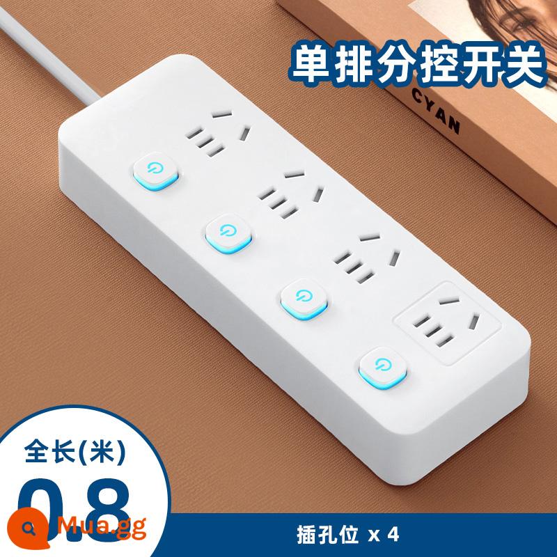 Miyong Hộ Gia Đình Mới Tiêu Chuẩn Quốc Gia Cắm USB Ổ Cắm Ban Điện Gia Đình Đa Năng Đa Lỗ Công Tắc Cắm dây Dây Cắm - 20 lỗ, 4 công tắc, tổng chiều dài (0,8 mét)