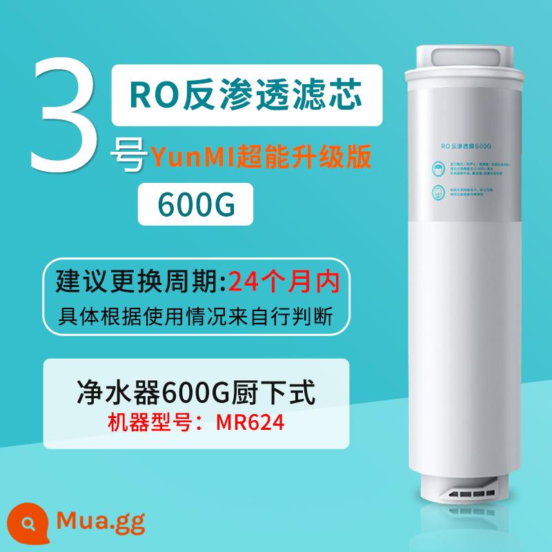 Máy lọc nước Millet lõi lọc bông PP trước sau than hoạt tính RO thẩm thấu ngược Số 1 Số 2 Số 3 Số 4 Số 400G600G - Số 3 - Thẩm thấu ngược RO - thích hợp nâng cấp nhà sản xuất 600G