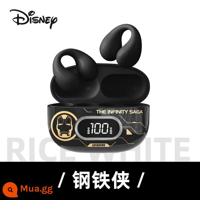 Disney Tai Nghe Bluetooth Dẫn Truyền Xương Mới 2023 Chụp Tai Không Dây Chuyển Động Giảm Tiếng Ồn Thích Hợp Cho Huawei Apple - Phiên bản tiêu chuẩn của Iron Man [Màn hình nguồn LED]