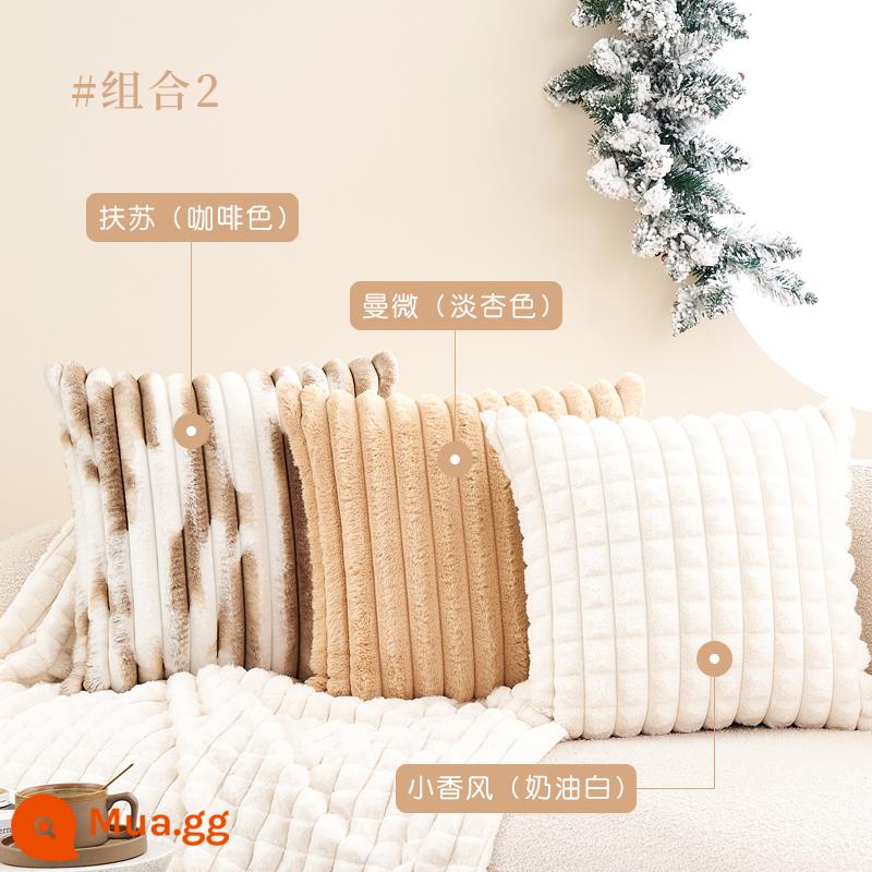 Gối Sofa Phòng Khách Ins Gió Sang Trọng Gối Đệm Lưng Dễ Thương Đệm Đèn Hiện Đại Sang Trọng Áo Gối Chần Gòn Không Lõi - Liên minh 2 Risho 10 nhân dân tệ