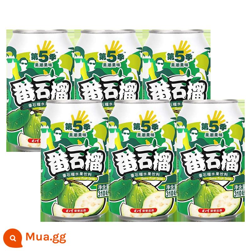 Nước uống thể thao mật ong cam Jianlibao 330ml * 6 lon chứa nước uống thể thao có ga hơi nước - Nước ép trái ổi Season 5 310ml*6 chai