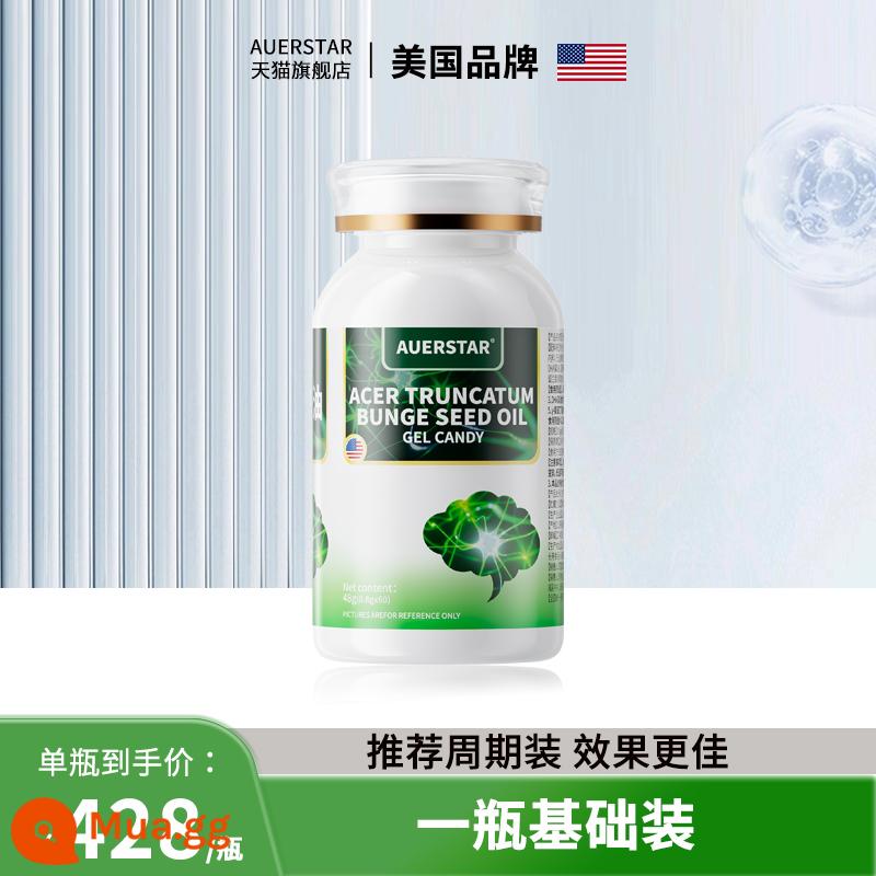 Axit Nervonic nhập khẩu từ Mỹ tập trung bổ sung trí nhớ cho não bộ ở người trung niên và người cao tuổi PS phosphatidylserine trí não - đen