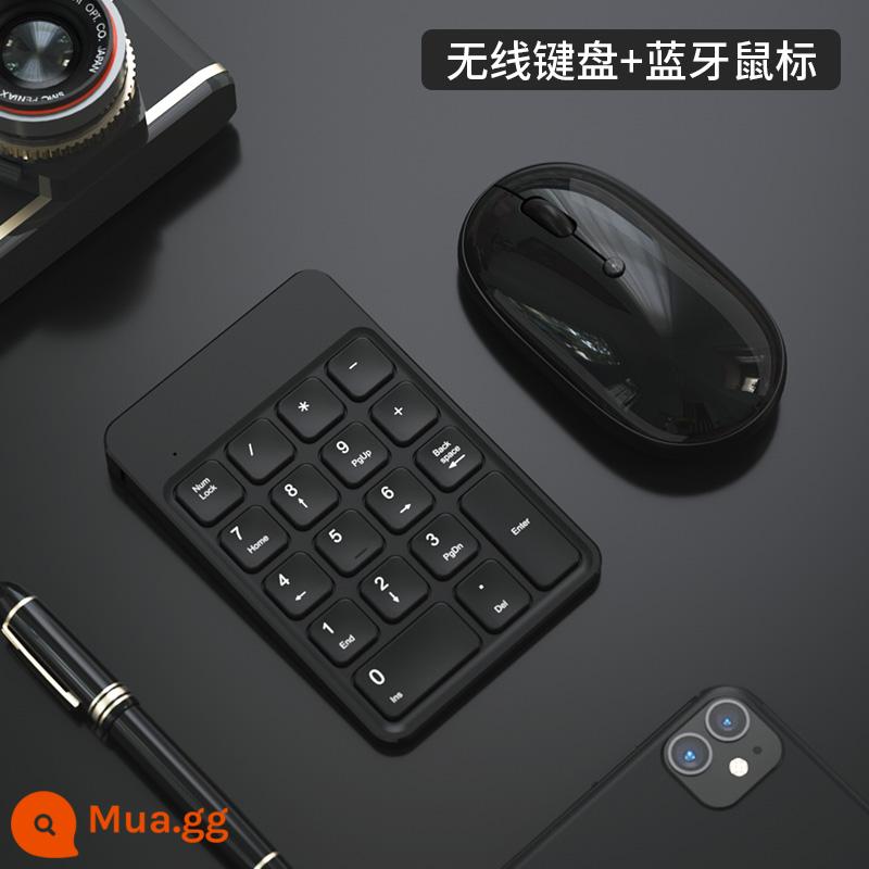 [Cửa hàng hàng đầu chính thức] BOW sạc chuột bàn phím kỹ thuật số Bluetooth không dây bên ngoài Apple mac notebook kế toán tài chính máy tính để bàn máy tính để bàn bên ngoài USB bàn phím nhỏ thuận tay trái khu vực kỹ thuật số - ❤Đen [Bàn phím không dây + Chuột Bluetooth]