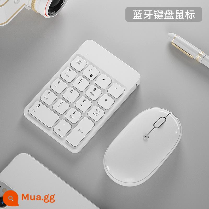 [Cửa hàng hàng đầu chính thức] BOW sạc chuột bàn phím kỹ thuật số Bluetooth không dây bên ngoài Apple mac notebook kế toán tài chính máy tính để bàn máy tính để bàn bên ngoài USB bàn phím nhỏ thuận tay trái khu vực kỹ thuật số - ❤Trắng〖Bàn phím và chuột Bluetooth〗