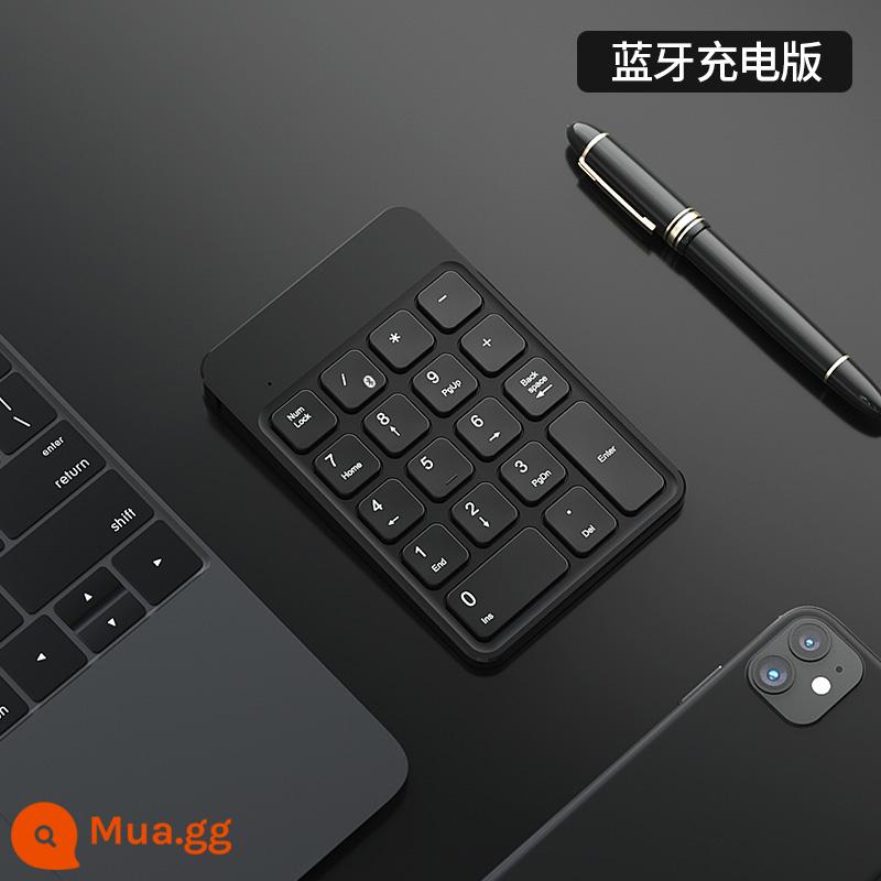 [Cửa hàng hàng đầu chính thức] BOW sạc chuột bàn phím kỹ thuật số Bluetooth không dây bên ngoài Apple mac notebook kế toán tài chính máy tính để bàn máy tính để bàn bên ngoài USB bàn phím nhỏ thuận tay trái khu vực kỹ thuật số - Đen [Phiên bản sạc bàn phím Bluetooth]