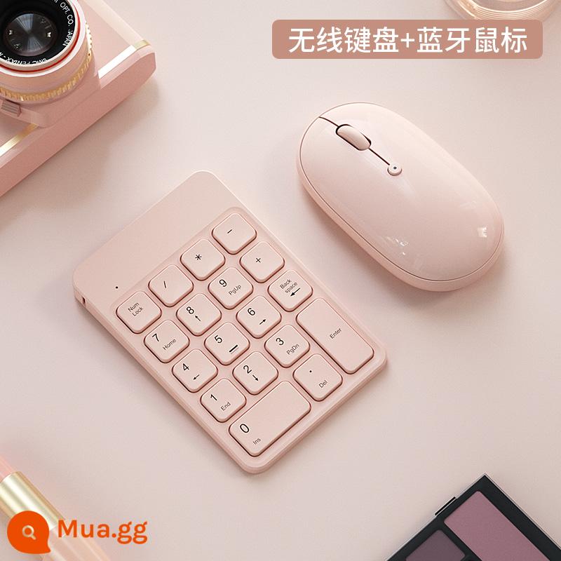 [Cửa hàng hàng đầu chính thức] BOW sạc chuột bàn phím kỹ thuật số Bluetooth không dây bên ngoài Apple mac notebook kế toán tài chính máy tính để bàn máy tính để bàn bên ngoài USB bàn phím nhỏ thuận tay trái khu vực kỹ thuật số - Sakura Pink [Bàn phím không dây + Chuột Bluetooth]