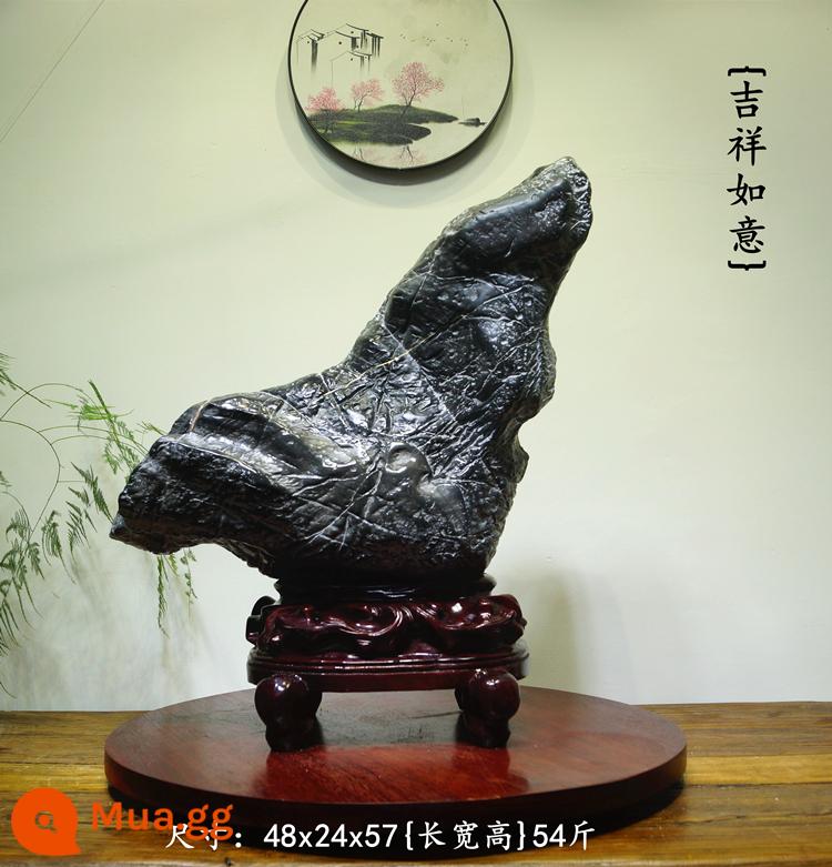 Trang trí đá Lingbi tự nhiên đá thô phòng khách phòng khách Bonsai Taihu Stone Office Xuangan Town House Loc -Water Stone Stone - 82{chúc may mắn}