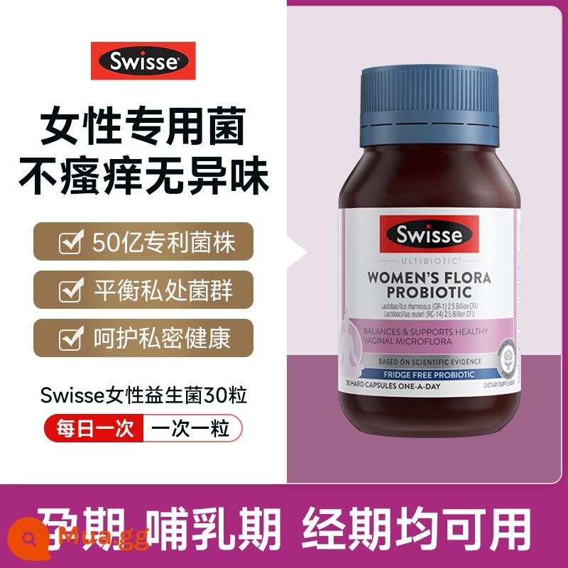 Viên uống lợi khuẩn swisse women's nam việt quất phụ nữ mang thai chăm sóc vùng kín chuyên biệt dưỡng phụ khoa phụ nữ Úc - [30 viên men vi sinh vùng kín] Tỷ lệ sống sót cao 80%, hiệu quả với các vấn đề về vùng kín