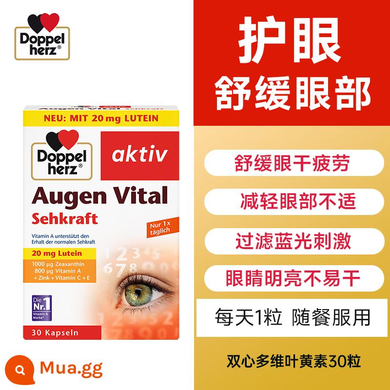 Dầu cá Gia Bảo Úc hàm lượng omega3 cao gấp 4 lần dha giúp tăng cường trí não và trí nhớ Học sinh, thiếu niên uống dầu gan cá - [Chăm sóc mắt] Viên nang lutein đa chiều Duobao Shuangxin 30 viên