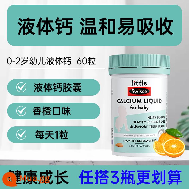 Lutein dành cho trẻ em được cấp bằng sáng chế bảo vệ mắt dầu cá mắt việt quất dẻo nhập khẩu DHA cửa hàng hàng đầu Swisse Swisse - [Dành riêng cho bé 0-2 tuổi, chọn loại này để bổ sung canxi] Canxi dạng lỏng đặc biệt dành cho trẻ sơ sinh, 60 viên.