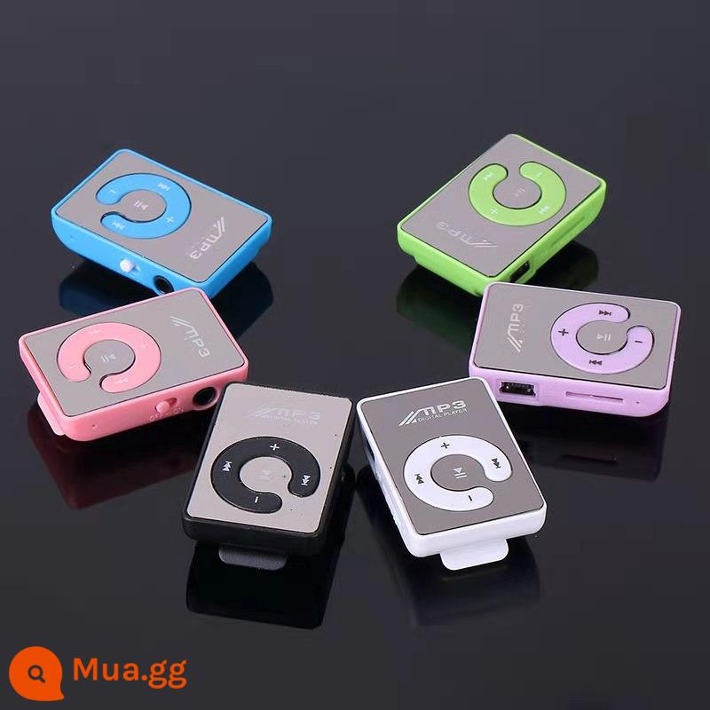 MP3 Walkman Tai Nghe Thể Thao Chạy Nghe Bài Hát Hiện Vật Treo Người Chơi Mini Không Dây Nút Tai Đeo P3 - gương