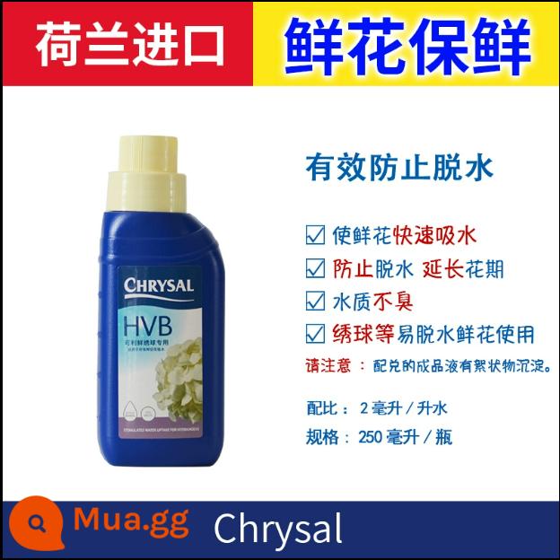 Hoa tươi gia dụng Keli Hà Lan, hoa hồng và hoa huệ, dung dịch dinh dưỡng bảo quản HVB dưỡng ẩm dạng lỏng đánh thức - Một chai nước dưỡng ẩm đánh thức gỗ Kelixian HVB (250ml) 2ML/1 lít nước