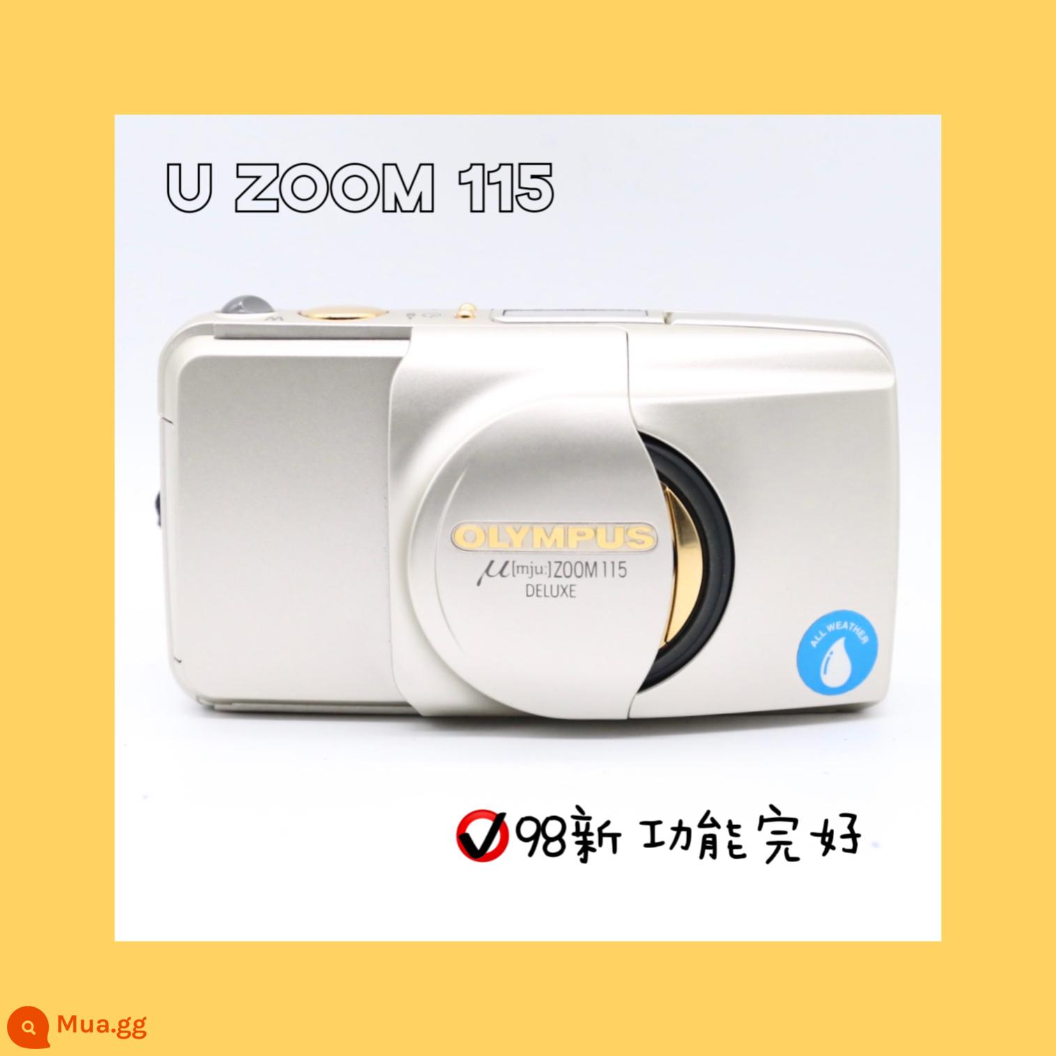 Olympus U2 Cố định Focus U1 U3 Zoom80 115 140 Máy ảnh tiêu cực Zhuangdafei đính kèm pin - U ZOOM 115 96 phiên bản giới hạn băng thông mới đi kèm pin