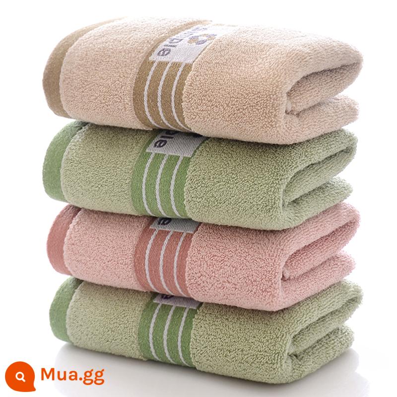 3 gói khăn mặt dày cotton nguyên chất rửa mặt gia đình dành cho cặp đôi, khăn tắm cotton cỡ lớn, mềm mại và thấm hút, bán hàng trực tiếp tại xưởng - Hướng Dương [33*73] 3 gói [bông]