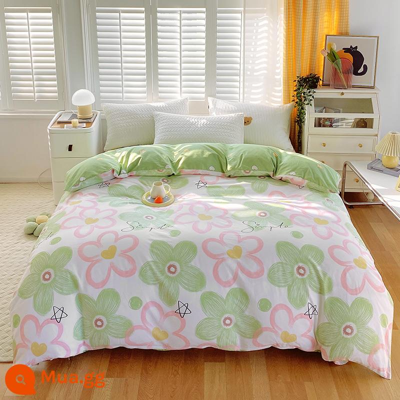 100% cotton Tân Cương vỏ chăn đơn mảnh vỏ chăn cotton 150x200x230 chăn trẻ em đơn 1.5m 180cm2 - Khâu Bá Mai