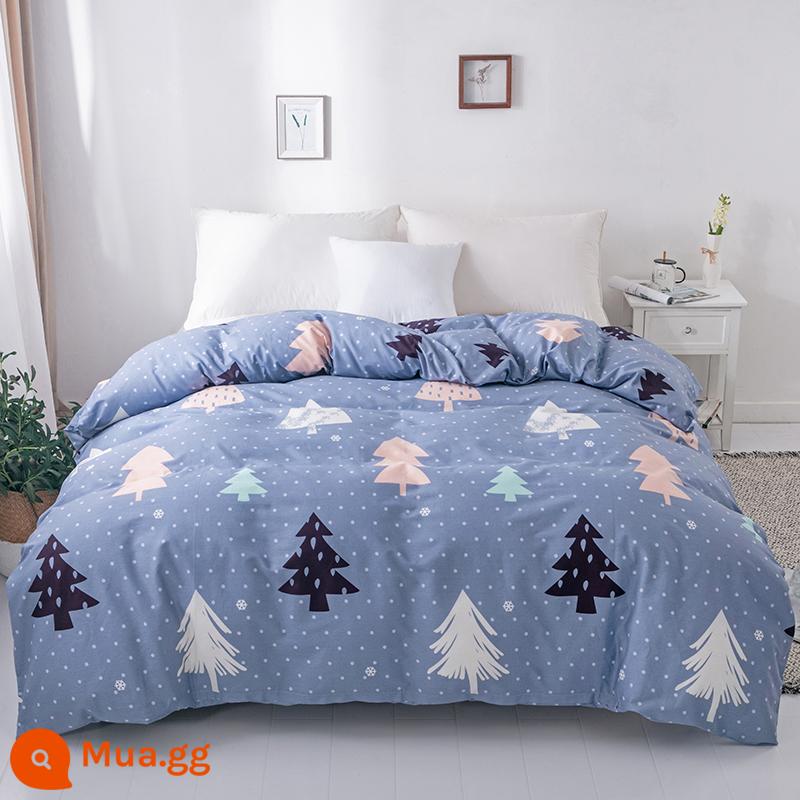 100% cotton Tân Cương vỏ chăn đơn mảnh vỏ chăn cotton 150x200x230 chăn trẻ em đơn 1.5m 180cm2 - rừng bắc âu