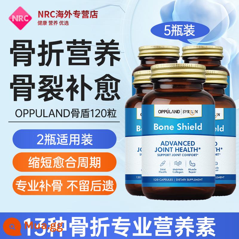 oppuland Mỹ chữa bệnh gãy xương phục hồi gãy xương viên canxi gãy xương bổ sung dinh dưỡng bổ sung sửa chữa sản phẩm sức khỏe xương - 5 chai - dinh dưỡng tăng cường xương [thư trực tiếp từ Mỹ]