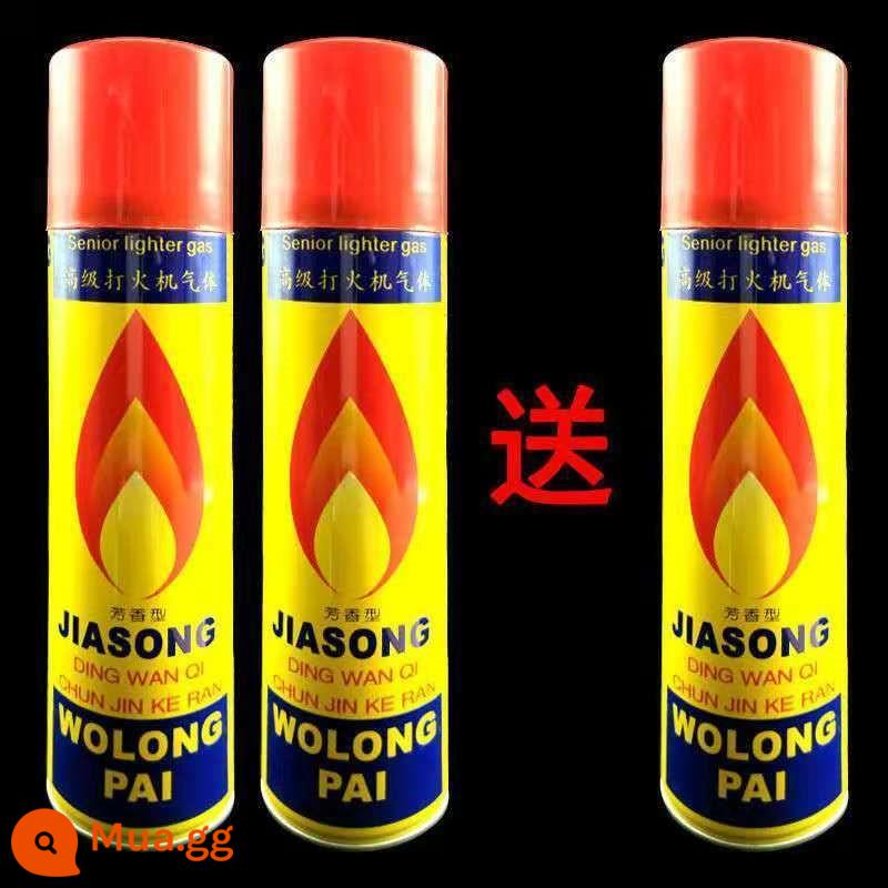 Bật lửa chung gas đóng hộp độ tinh khiết cao chai siêu lớn dung tích 388ML súng đánh lửa đặc biệt gas - Ngọa Long 388ml [Mua 2 tặng một] gửi 3 chai