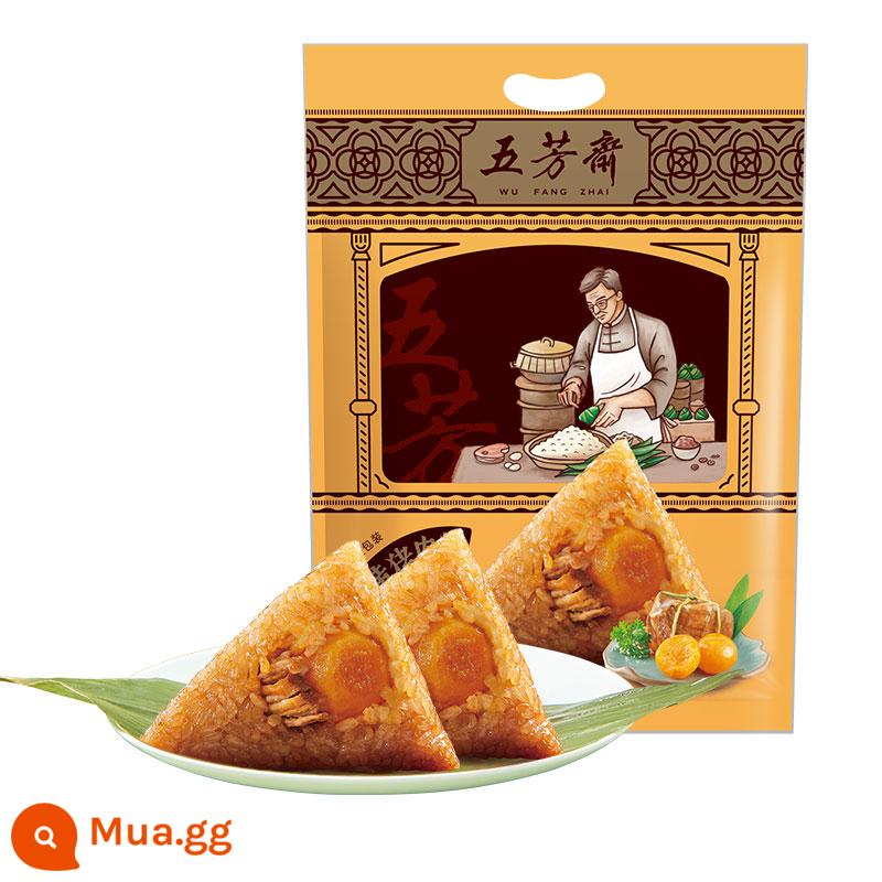 Bánh bao gạo Wufangzhai, bánh bao gạo thịt tươi, bánh bao gạo tươi số lượng lớn, chà là đỏ, đậu đỏ, Lễ hội thuyền rồng, mua theo nhóm, bánh bao gạo Gia Hưng - 100g bánh gạo nếp lòng đỏ trứng*6 miếng