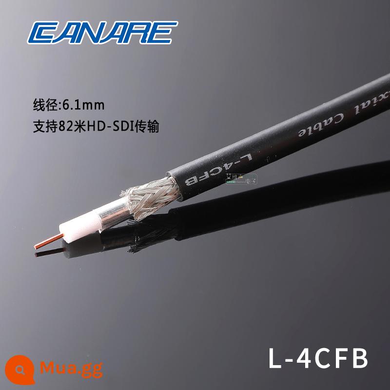 Kanai CANARE Kanami Video Đồng Trục HD-SDI Dòng Chất Lượng Cao L-4CFB/5DFB/LV-61S3D2V - L-4CFB đen-Đường kính dây: 6,1mm