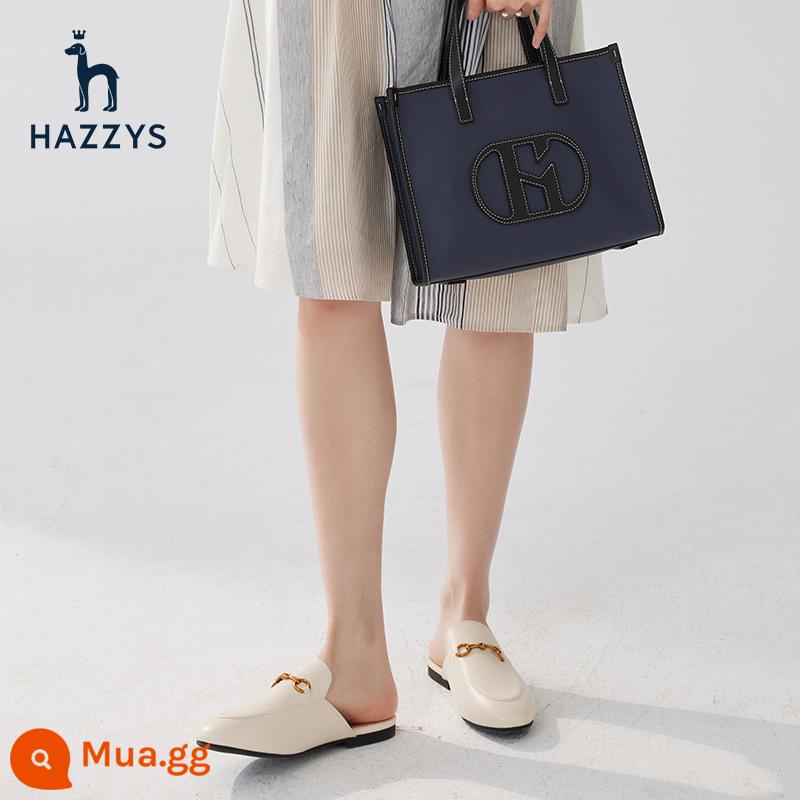 Hazzys Haggis Thương hiệu Túi Kiến thức Thời trang Ladies Bag Túi xách Mới Cao đẳng Gió Crossbody Túi Sclerper - đen