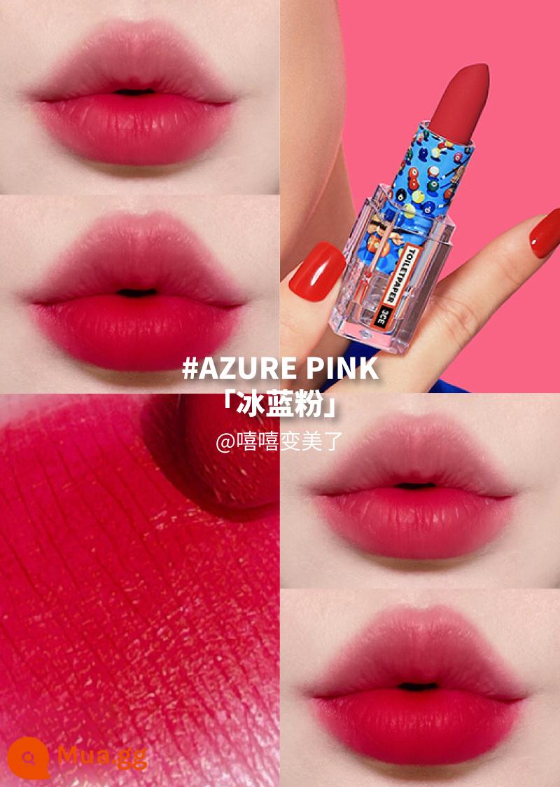 son môi 3ce mới ống màu xanh biển không gian lạnh mùa hè laser breezypink trắng nữ azurepink - Weimei Limited #AZURE PINK "Ice Blue Pink" đã có hàng!