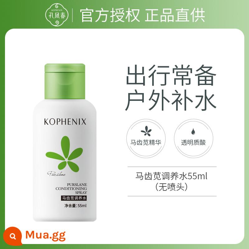 Kong Fengchun Purslane Xịt Dưỡng Ẩm Ướt Nén Toner Dưỡng Ẩm Nhạy Cảm Phụ Nữ Và Nam Giới Kiểm Soát Dầu Chính Thức Flagship Store - Nước xả 55ml (không có vòi)