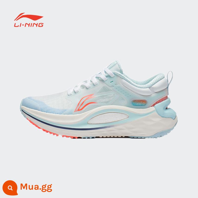 Giày chạy bộ Li Ning mặt lưới mùa hè nữ Liejun 6 công nghệ nữ nhẹ hỗ trợ giày chạy bộ chuyên nghiệp ổn định ARZS002 - ARZS002-8 màu trắng/xanh nước tiêu chuẩn