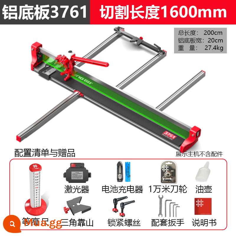 Shijing Thương Hiệu Hướng Dẫn Sử Dụng Ngói Đẩy Dao Xếp Tầng Đẩy Và Kéo Dao 1.6 M 1.8 M Mới Tấm Lớn Máy Cắt Gạch hiện Vật - Dao đẩy 1,6m 3761 (tấm đáy hợp kim nhôm)