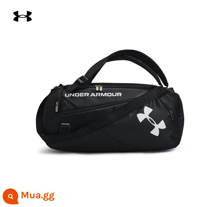 Under Armour Ba lô du lịch thể thao chính thức dành cho nam và nữ UA, sức chứa lớn, nhỏ, chịu mài mòn 1361225 - đen 001