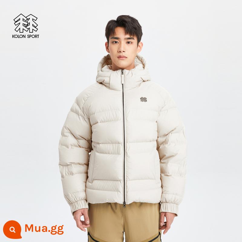 KOLON SPORT nam ngoài trời xuống áo khoác thể thao thường ngày ngỗng xuống áo khoác mùa đông ấm áp xuống áo khoác - Màu bạch dương BI