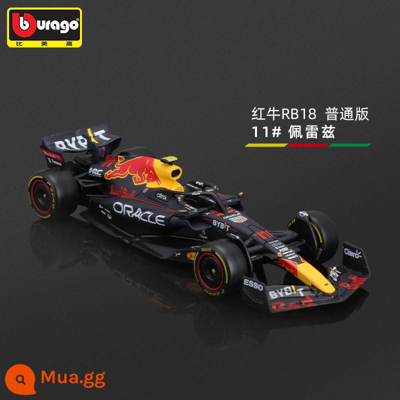 Bimei Cao Tỉ Lệ 1:43 Red Bull RB18 Công Thức Mô Hình F1 Đua Xe Mô Phỏng Hợp Kim Mẫu Xe Vesta Pan Perez - Red Bull F1 RB18 #11 Perez-Phiên bản thường 2022