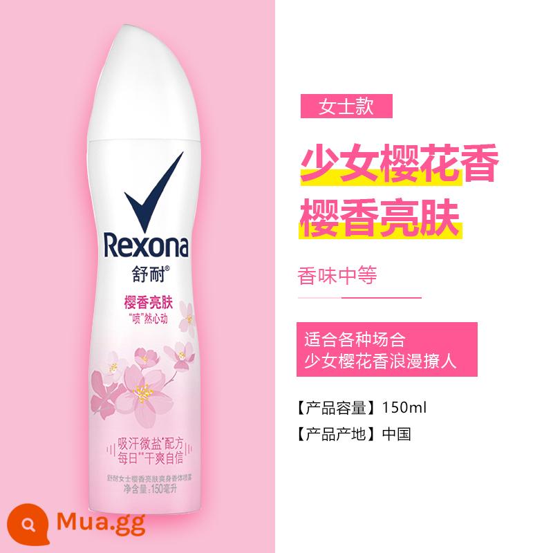 Xịt chống mồ hôi Rexona dành cho nam và nữ lăn khử mùi nách dạng lỏng kem chống mồ hôi kem khử mùi cơ thể hiện vật - Nước hoa Sakura làm sáng da 150ml (dạng xịt)