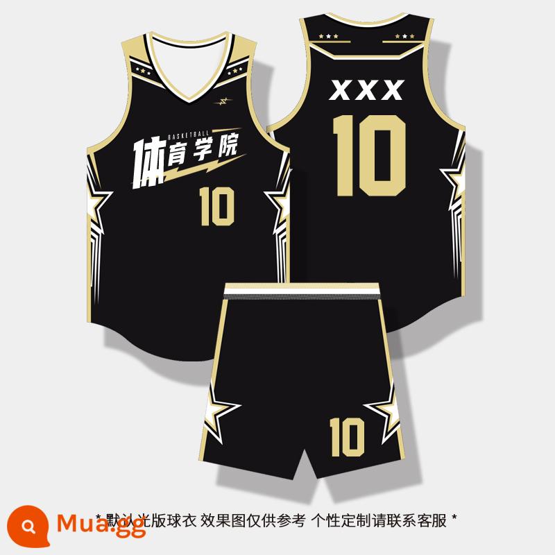 Mới Đồng Phục Bóng Rổ Phù Hợp Với Nam Tùy Chỉnh 2 Mặt Mỹ Jersey Trò Chơi Huấn Luyện Đội Thể Thao Đồng Phục Nữ Hợp Thời Trang trẻ Em DIY - Bốn màu đen