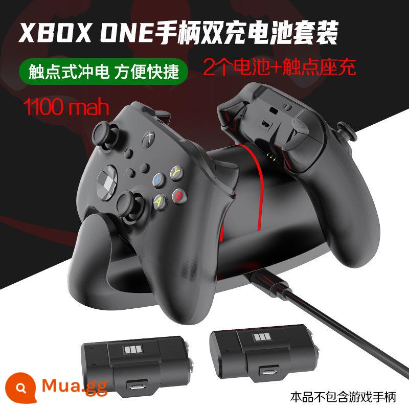 Pin tay cầm Xbox Series X/S đích thực có giá trị tốt Bộ pin sạc lại tay cầm chơi game không dây ONE S - Aojiashi pin 1100 mAh chính hãng 2 miếng + sạc contact point